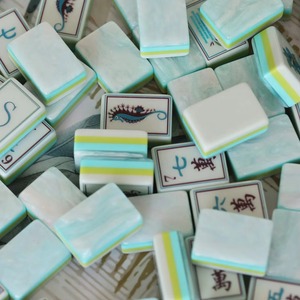 <span class=keywords><strong>Juego</strong></span> de Mahjong Americano de Acrílico Premium de 160 Piezas con Estampado de Animales de Lujo Serengeti, para Entretenimiento Nocturno de Chicas a la Moda - Product Image 2