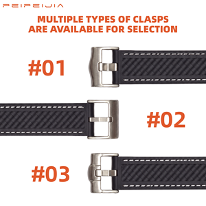 Bracelet de <span class=keywords><strong>montre</strong></span> en TPU de 20 mm compatible avec <span class=keywords><strong>Omega</strong></span> Seamaster 300 AT150 avec <span class=keywords><strong>boucle</strong></span> à ardillon étanche et résistante à la transpiration - Product Image 4