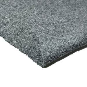 Tissu de costume en laine uni grossier élastique simple face tissu de laine tricoté gris - Product Image 6