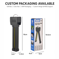 Lampe de travail LED magnétique IP55 rechargeable, lanterne d'urgence 3 couleurs, logo personnalisé, vente en gros d'usine, pliable