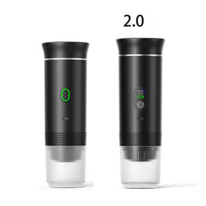 Máquina de café espresso portátil con certificación CE, Mini cafetera autocalentable, batería/carga USB, viaje en coche al aire libre, 20 bares de café - Product Image 1