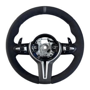 Volante in Alcantara per BMW F54 F46 F30 F10 F35 F22 F18 F07 F32 F80 E90 F32 F54 F46 F26 M4 M5 <span class=keywords><strong>M</strong></span> Sport - Product Image 2