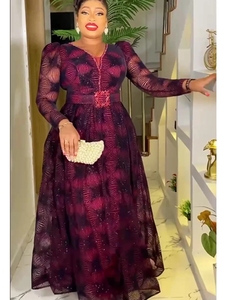 <span class=keywords><strong>Vestiti</strong></span> africani per le donne 2024 sera abito lungo da sera abbigliamento africano elegante turchia musulmano stampa Maxi abito - Product Image 4