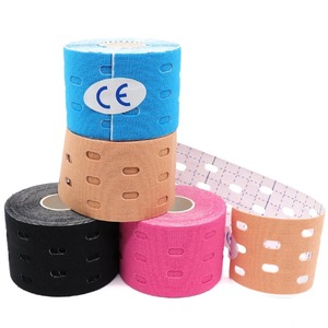 Cinta <span class=keywords><strong>de</strong></span> Kinesiología OEM <span class=keywords><strong>de</strong></span> 5 CM*5M con Logotipo Personalizado <span class=keywords><strong>de</strong></span> Fábrica, Cinta <span class=keywords><strong>de</strong></span> Kinesiología Transpirable y Perforada <span class=keywords><strong>para</strong></span> Soporte Muscular y Articular - Product Image 4