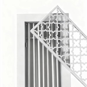 Современный 4*12 Hvac Декоративный Напольный регистр легко Регулируемый воздушный поток вентиляционные отверстия для пола крышка для дома - Product Image 1