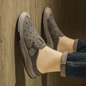 <b>Men's</b> breathable fashionable trendy summer outdoor half-slipper openwork design beach one-step-on Casual Sandals <b>For</b> <b>Men</b> - Product Image 4