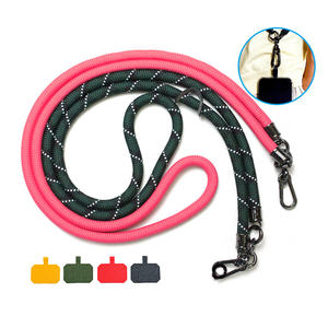 Vente chaude Polyester Cou Bretelles Jacquard Logo Téléphone Lanière avec Badge Porte-<span class=keywords><strong>Carte</strong></span> Tissé Lanière De Luxe - Product Image 2