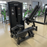 Machine de musculation professionnelle à double action pour extensions et flexions des jambes, équipement d'entraînement du bas du corps pour centre de fitness commercial