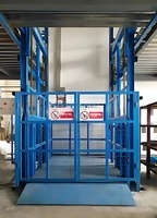 Table élévatrice mobile hydraulique sur rail industrielle de 2 tonnes, élévateur de marchandises pour usine, entrepôt, atelier, construction en extérieur