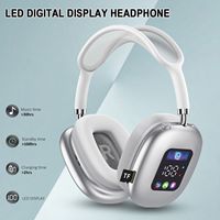 Audífonos Inalámbricos AKZ MAX500 Dinámicos con LED RGB, Control Táctil ANC, Resistentes al Agua IPX5, Sonido de Alta Fidelidad para Teléfono Móvil