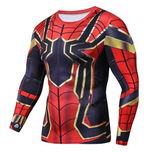 Compression Tops Performance Running <b>Shirt</b> long Sleeves MMA <b>T</b>-<b>SHIRTS</b> Rash Guard Wholesale - Product Image 2