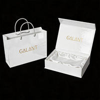 Boîtes cadeaux en papier et accessoires de sacs personnalisés de luxe avec logo pour extensions de cheveux en lot, pour perruques et produits capillaires de marque privée