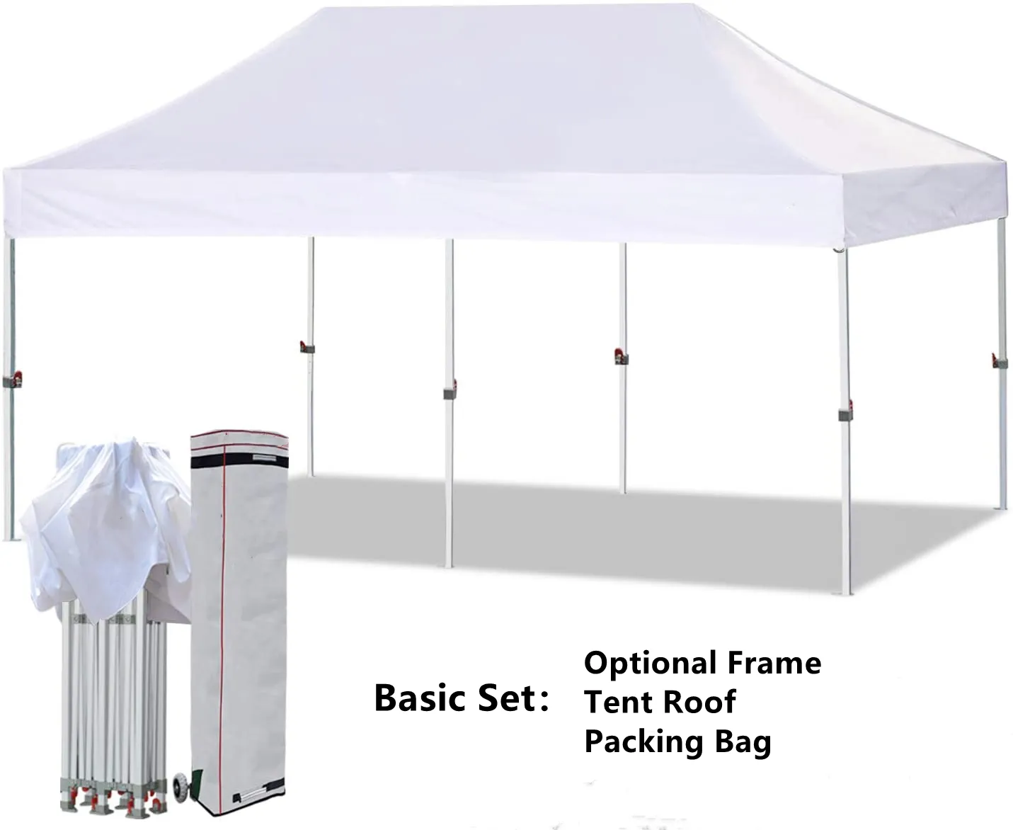 Promosyon fuar çadırı 10x20 ft açık taşınabilir su geçirmez dayanıklı katlanır Pop Up Gazebo gölgelik etkinlik çadırı