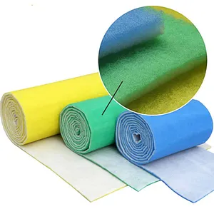 Manufacturer 100% Polyester fiber Primary efficiency filter cotton G2 G3 G4 For air filter cotton filter material roll