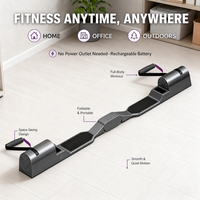 Gimnasio Portátil Inteligente para el Hogar, Dispositivo de Fuerza con 10 Funciones, Resistencia Motorizada, Correa de Plástico y Aleación de Aluminio para Acampar al Aire Libre