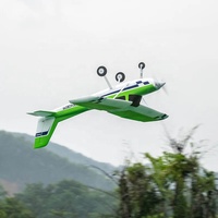 Avion RC FMS Ranger EP V2 PNP 1220 mm à aile haute avec système Reflex V3, double mode (terre et eau), en mousse EPO, pour débutants