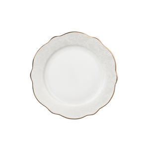 Assiette en céramique blanche Phnom Penh, vaisselle, bol à salade, bol à soupe, plats à dîner, décoration de mariage, vaisselle nordique, assiettes à dîner - Product Image 5