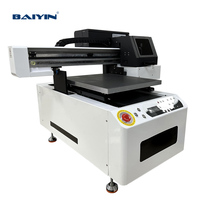 Imprimante à jet d'encre UV automatique Baiyin XY-YT4050 avec tête d'impression XP600 pour feuilles acryliques, étuis de téléphone, étiquettes, flex