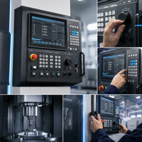 Machine à alésage et tournage automatique à double colonne pour métaux lourds, avec protection, pour tour CNC vertical - Vente en gros
