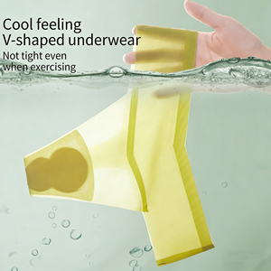 Braguitas de Yoga Invisibles y Sin Costuras de Seda de Hielo para Mujer, Secado Rápido, Transpirables, Ropa Interior de Yoga para Mujer - Product Image 5