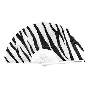 Lớn Rave gấp Clack tay fan hâm mộ với bao da cho nam giới/phụ nữ cầm tay fan hâm mộ cho EDM lễ hội Câu Lạc Bộ bên khiêu vũ - Product Image 3