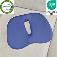 Nouveau design coussin de siège de bureau ergonomique mousse à mémoire de forme confortable coccyx soutien voiture dossier creux énorme remise pour l'extérieur