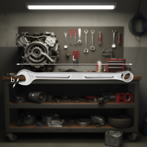 Combination Wrench 285 X 10mm Metric Steel <b>Tool</b> For Automotive Repair - Product Image 3