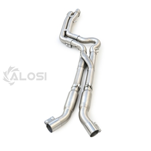 Tubería de escape central GT4 de longitud igual con conexión en Z de fundición forjada para BMW M3 M4 G80 G82 G83 G87 2021-2024, venta al por mayor de fábrica - Product Image 3