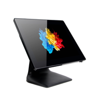 Terminal POS tactile LED 15 pouces Windows/Android RK3568 Intel Core I3 8 Go de RAM Plancher en verre trempé avec paiement par kiosque intérieur