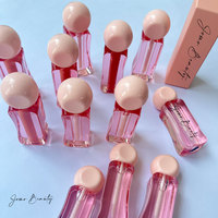 Vente en gros de brillant à lèvres liquide lisse Vegan brillant brillant brillant à lèvres de marque privée longue durée en douceur soyeux glaçure à lèvres