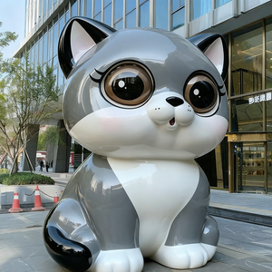 Benutzer definierte große Fiberglas-Zeichentrick figur und Tiers tatuen für die Dekoration des Einkaufs zentrums - Product Image 1