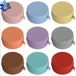 Silicone Round Coin <b>Purse</b> Portable Zipper Wallet For Kids Trip Storage Bag Unisex Pink - Product Image 5