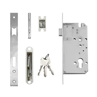 Poignée de porte intérieure d'hôtel ignifuge de qualité 6072 serrure à mortaise porte sécurité européenne serrure à cylindre corps Machine ensemble portes