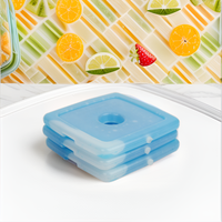 Ensemble de 4 boîtes à lunch minces colorées et fraîches pour enfants