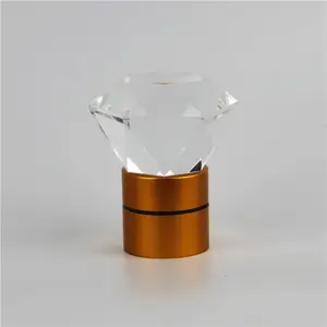 New Creative Crystal 700ml Brandy Bottle Packing Glass Wine Bottle Stopper