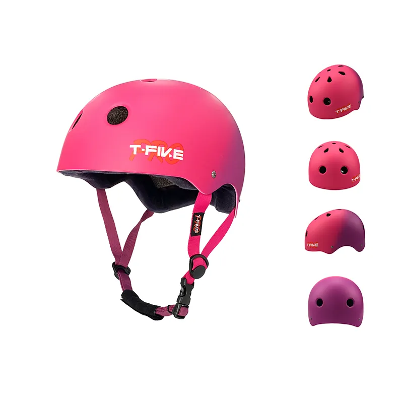 Casco de patineta de bicicleta de hoja de rodillo profesional OEM cascos deportivos de patineta de protección de patinaje sobre ruedas para niños personalizados