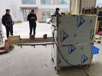 Machine automatique commerciale en acier inoxydable pour l'épluchage et la découpe des oignons, capacité de 600 kg/h, équipement haute productivité à vendre