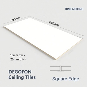 Plafond acoustique minéral en treillis en T 24x24 (2x2 pieds) – Vente directe usine – Fournisseur pour les marchés de Russie, Moscou, Saint-Pétersbourg – Ignifuge - Product Image 1