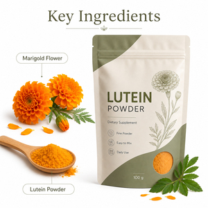 Complément Alimentaire Vitamines pour la Santé Oculaire et Immunitaire : Bêta-carotène, Zeaxanthine 40mg, Lutéoline en Poudre à Base de Calendula (Marigold) – Marque Blanche - Product Image 3