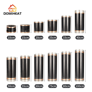 Película Calefactora de Carbono DOMI Modelo T 2022 para Calefacción Eléctrica por Suelo Radiante 80W/150W/220W - Product Image 6