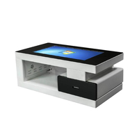 Mesa de Centro Interactiva Inteligente con Pantalla Táctil de 32 Pulgadas, Resistente al Agua, Todo en Uno, Mesa de Juego Interactiva de Lujo para Negociaciones