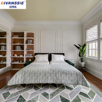 Sofá Cama Vertical Moderno con Librero Integrado, Tamaño Queen, Diseño de Madera que Ahorra Espacio, Muebles para el Hogar para Dormitorios Pequeños