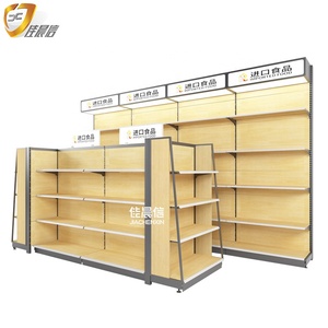 Shan Dong Light Duty Single-Sided Supermercado Gondola Shelving Varejo Comercial Metal Racks para Mercearia Varejo Usado - Product Image 6