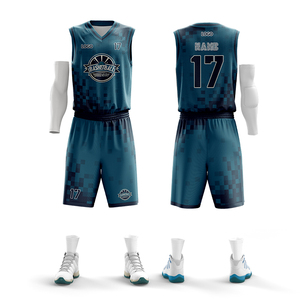 Uniforme de Baloncesto Sublimado Personalizado con Rayas, Jersey de Baloncesto Sublimado Reversible, Jersey de Baloncesto 100% Poliéster - Product Image 6