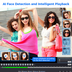 Cámara IP de 8MP 4k con Visión Nocturna a Todo Color, Kit de Seguridad para el Hogar, Videovigilancia, Sistema NVR de 8 Canales, POE para Exteriores, PK-8HB718 NVR - Product Image 3