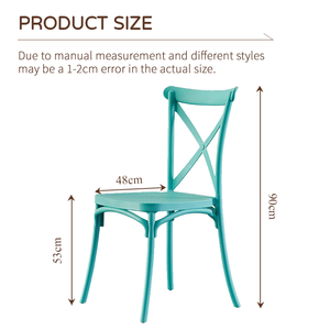 Silla de Resina Plástica Apilable de Diseño Moderno Nórdico para Exteriores, Colorida, de Polipropileno, para Restaurante y Cafetería - Product Image 5