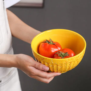 Cuenco de cerámica duradero para <span class=keywords><strong>cereales</strong></span>, vajilla de cocina colorida para uso doméstico, cantidad mínima de pedido requerida - Product Image 3