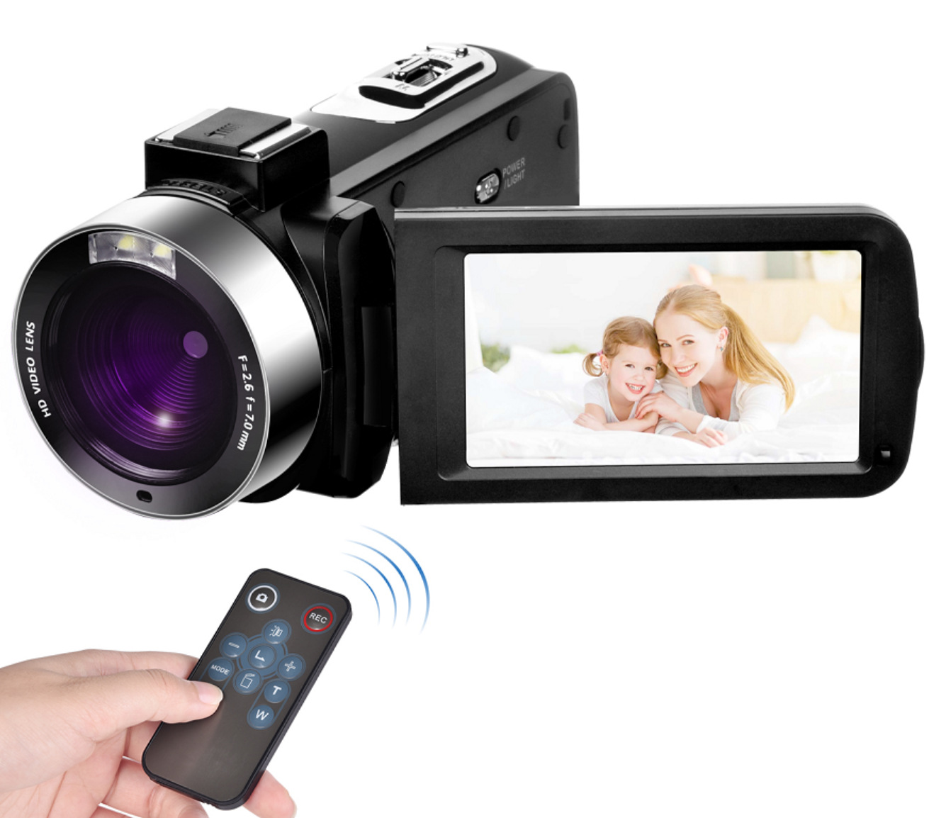 4K camcorder 56MP HD digital camera Wifi with microphone touch screen HD4KS-56M