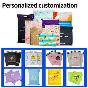 Bolsas de correo de plástico planas con envío de camisetas de EE. UU. personalizadas, impermeables, autosellantes, bandera americana, <span class=keywords><strong>Poly</strong></span> <span class=keywords><strong>Mailer</strong></span> para negocios de ropa - Product Image 5