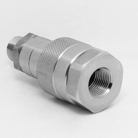 Vanne à clapet à vis de 3/8 \ "interchangeable avec raccord rapide haute pression série 3000 10000 Psi pour raccords de tuyauterie
